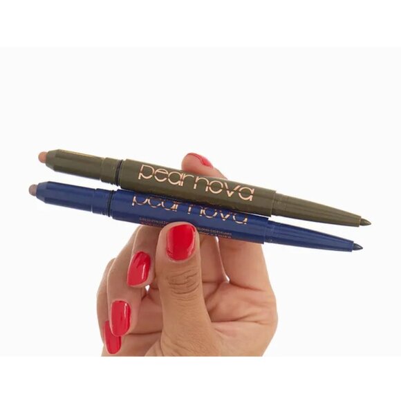 Pear Nova Eye Duo Stick Shadow + Liner Brand New Full Size NWT Azurite & Unakite - Picture 1 of 7